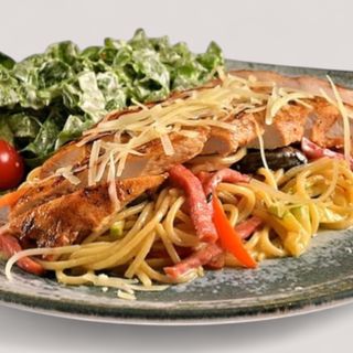 Спагетти "сливочный дуэт"