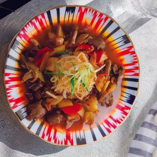 Уйгурский ганфан с рисом