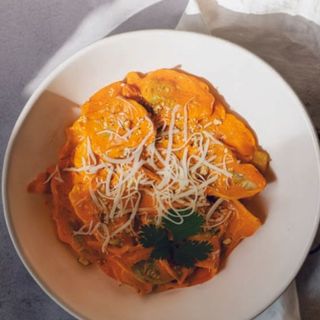 Равиолли в сливочном соусе