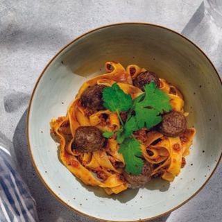 Детская паста с тефтельками