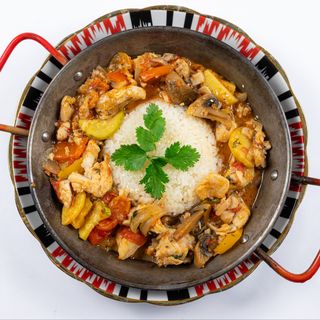 Рагу из белой рыбы