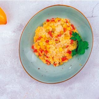 Жареный рис с яйцом