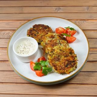 Драники с грибами