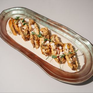 Багет с соусом альфредо-микс