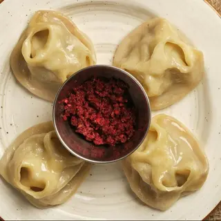 Манты с рубленным мсяом 4 шт(300г)