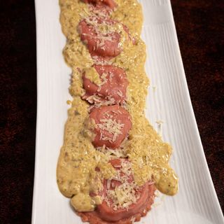Равиоли с камчатским крабом
