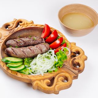 Әсіп сорпасымен