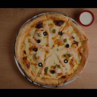 Пицца с морепродуктами (400г)