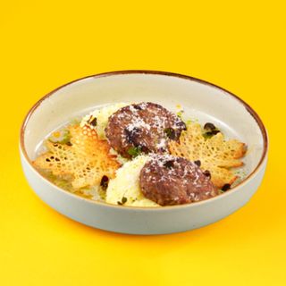 Мясные котлетки с гарниром на выбор 120гр (цена без гарнира)