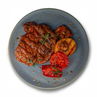 Стейк Рибай с овощами гриль 380гр