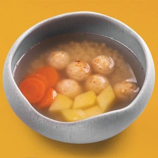 Детский супчик с куриными фрикадельками 260гр