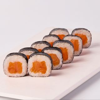 Мини роллы лосось