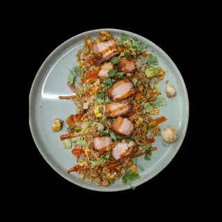 Жаренный рис с курицой