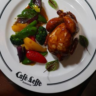 Запеченый цыпленок под соусом терияки