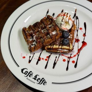 Бельгийские вафли с нутелой