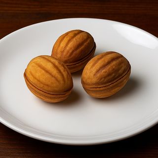 Орешки с варёной сгущёнкой