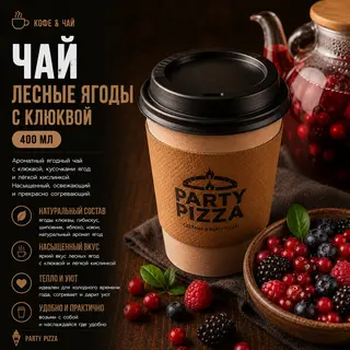 Чай лесные ягоды с клюквой (400мл)