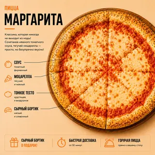 Пицца Маргарита