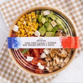 Боул с киноа и курицей (340г)
