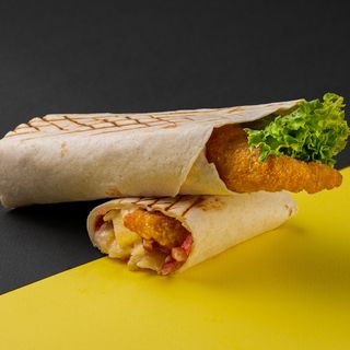 Шаурма с креветками