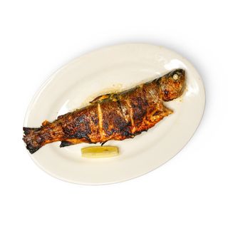 Форель на мангале