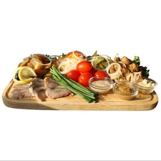 Закуска по-деревенски с селёдкой
