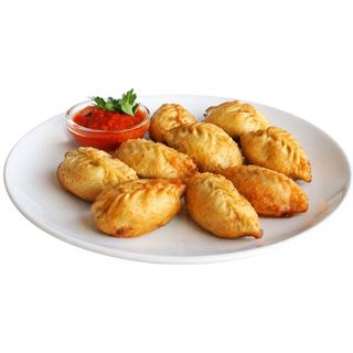 Момо с картофелем и сыром, жареные