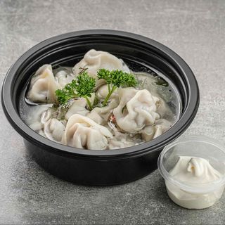 Пельмени с бульоном (250 гр.)