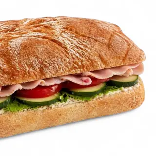 Чиабатта с ветчиной и сыром