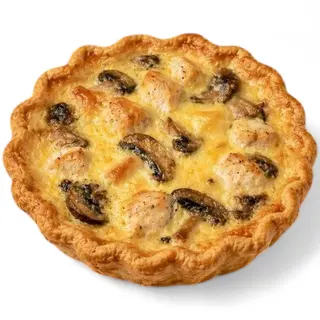 Киш с грибами и курицей 1 шт
