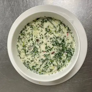 Окрошка с говядиной