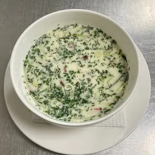 Окрошка с курицей