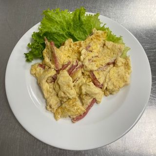 Омлет с ветчиной