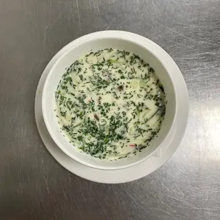 Окрошка с ветчиной