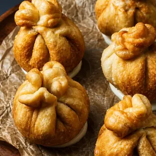 Фирменные пампушки с курицей