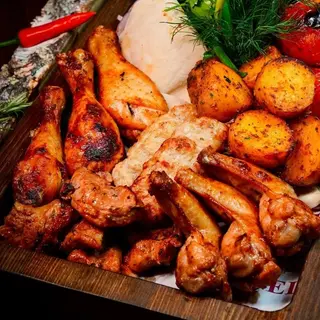 Шашлык из куриных крылышек