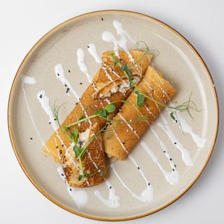 Блины с курицей