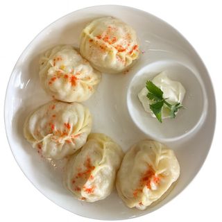 Манты с тыквой 