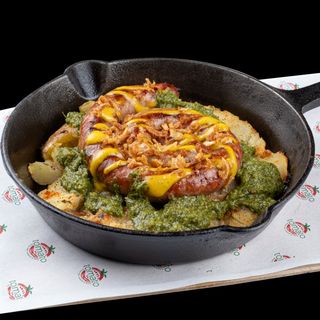 Колбаска с картофелем