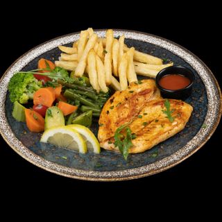 Escalope de poulet grillé