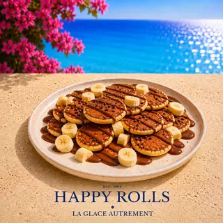 Mini pancakes Nutella banane