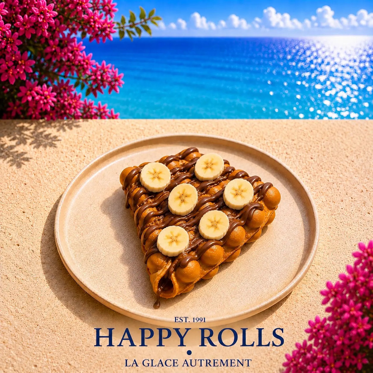 Happy Bubble Waffle