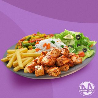 Plat Chicken Barbecue