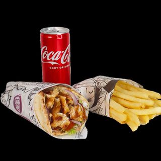 Nan fromage Poulet & Frites & Boisson