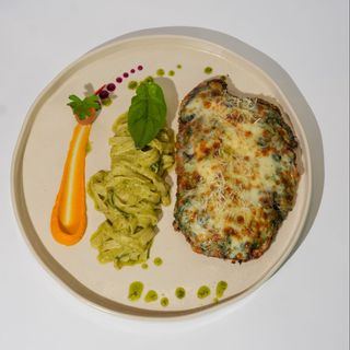 POULET PARMIGIANA GARNI