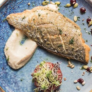 daurade de mer en croute de parmesan