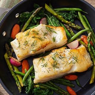 picatta d espadon ou ombrine poelé aux capre
