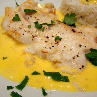 Filet de Dorade à la Crème Safranée
