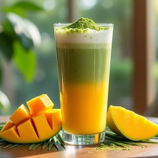 Matcha Sunset - with Mango (pure energy)