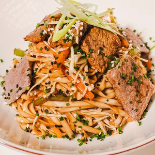Nouilles Thaï au boeuf